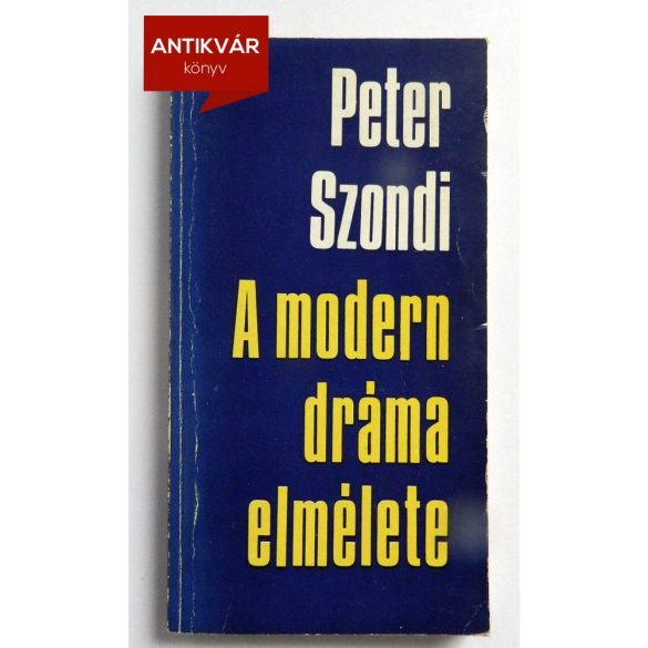 peter-szondi-modern-drama-elmelete